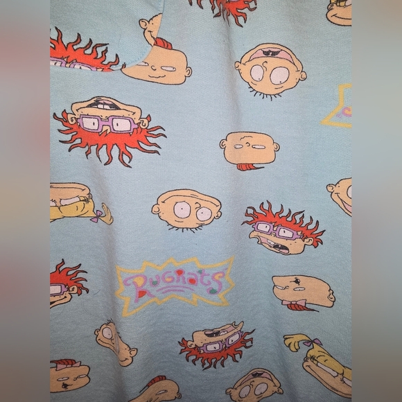 Kids Cartoon Print Pajamas - Blue - Picture 2 of 3